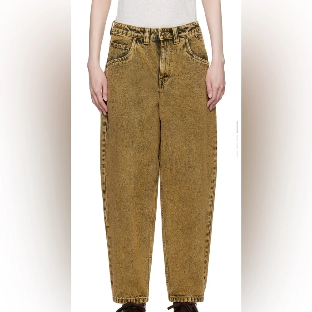 Dime Yellow Classic Baggy Jeans - Picture 4 of 10